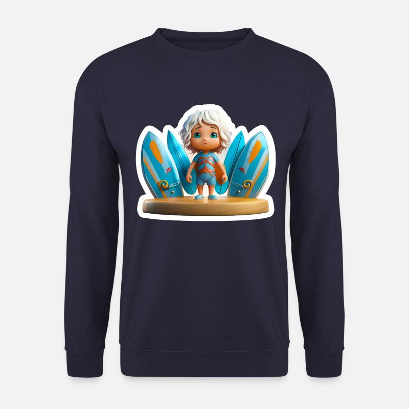 Keep on surfing - Unisex Pullover - Navy