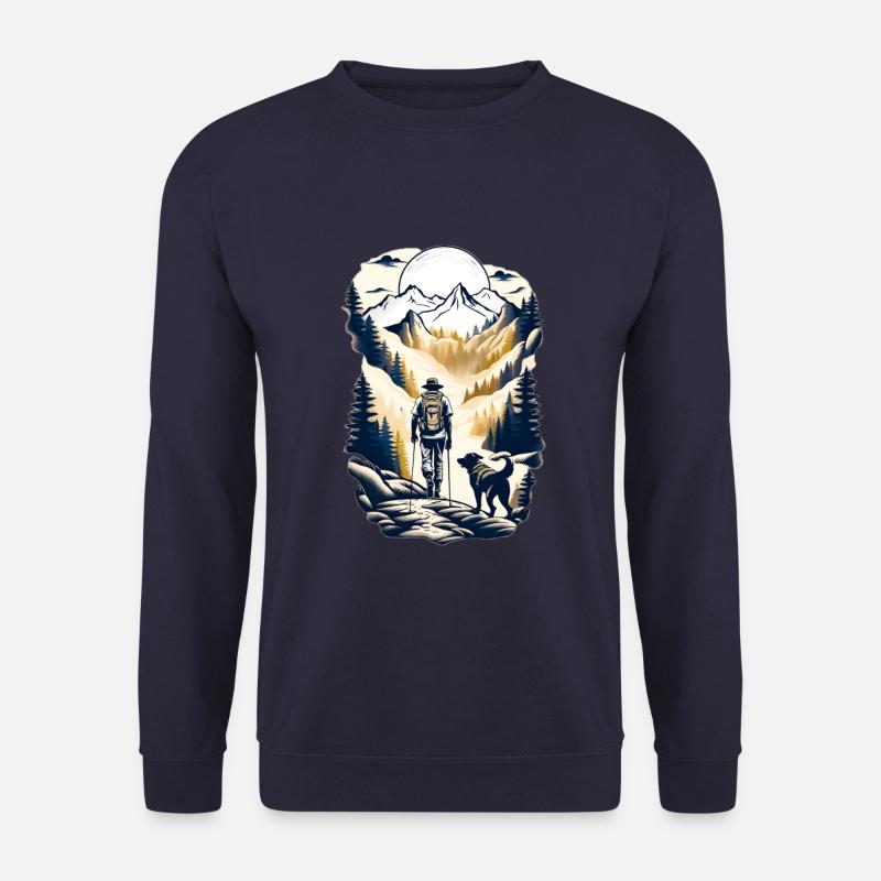 Berge - Unisex Pullover - Navy