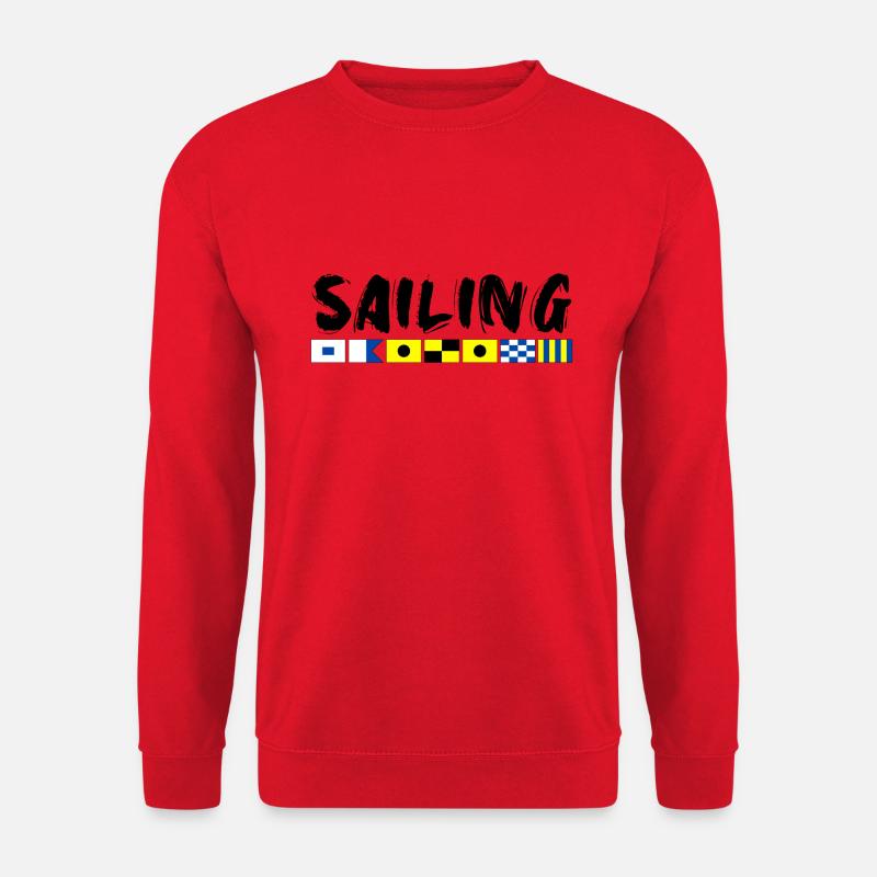 Flaggen-Code - Unisex Pullover - Rot