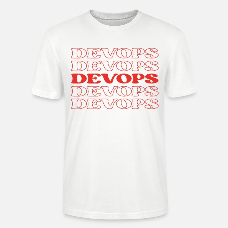 Devops Developer Operations Engineer Devops - Stanley/Stella Unisex Bio-T-Shirt CRAFTER - Weiß