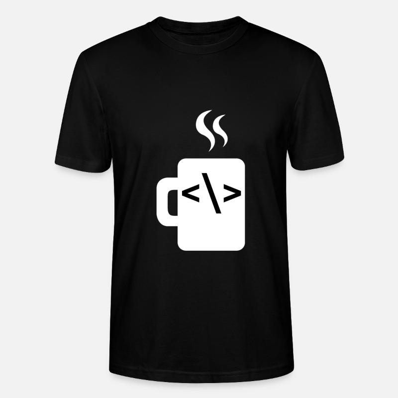 JavaScript-Codesoftware-Entwickler Kaffee Java - Stanley/Stella Unisex Bio-T-Shirt CRAFTER - Schwarz