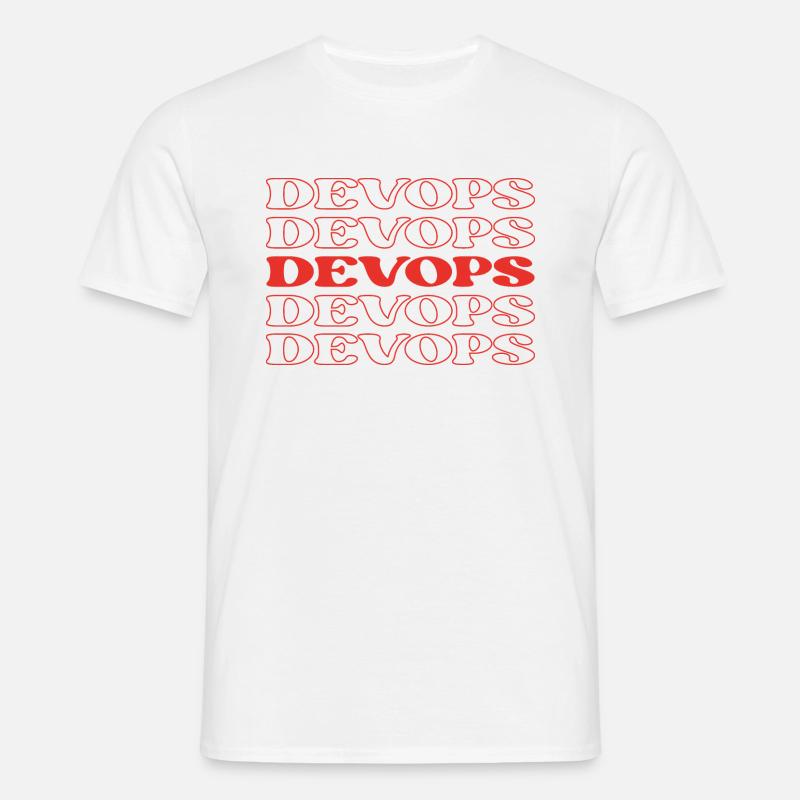 Devops Developer Operations Engineer Devops - Männer T-Shirt - Weiß