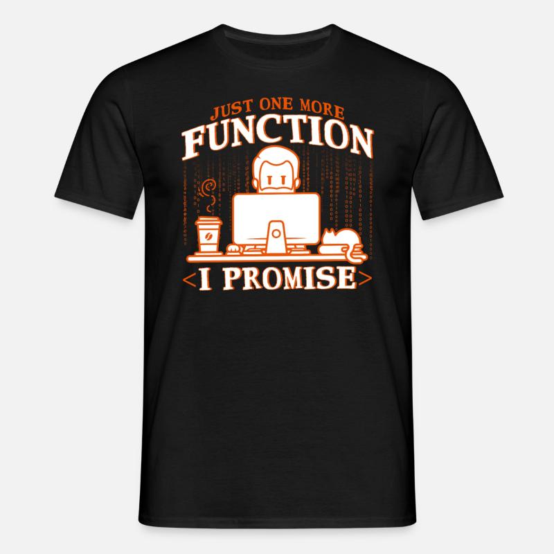 Software developer Computerfreak Programmer - Men's T-Shirt - black