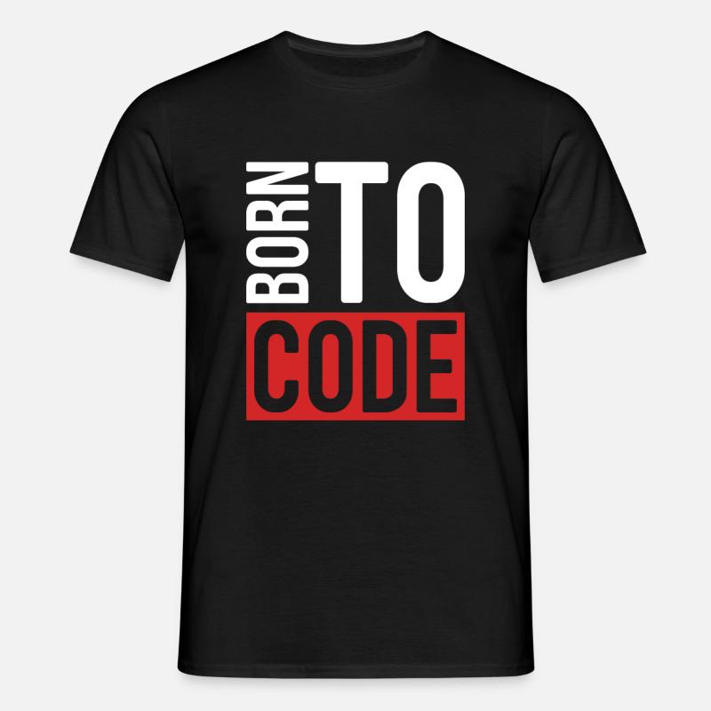 Programmierer Coder Software Entwickler - Männer T-Shirt - Schwarz