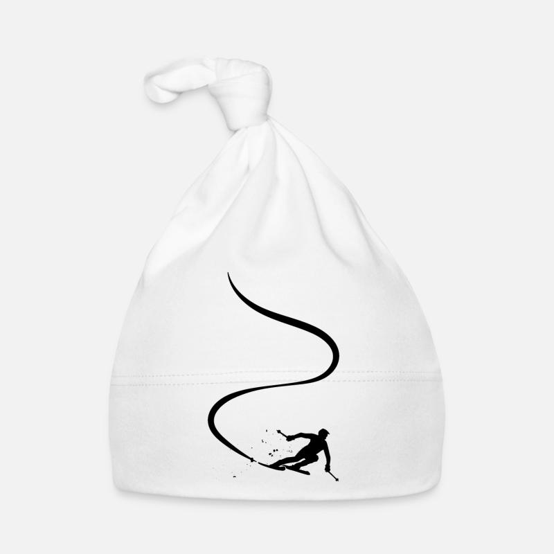 Sciatore Sci alpino Sci Sci Sciatore Sci Cappellino ecologico per neonato