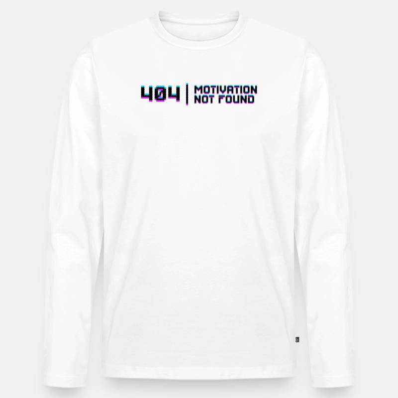 Bugfixing Skripting Dev Computerfreak Developer - Männer Premium Bio Langarmshirt - Weiß