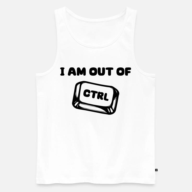 Softwareentwickler Developer Statement Code Debug - Männer Premium Bio Tank Top - Weiß