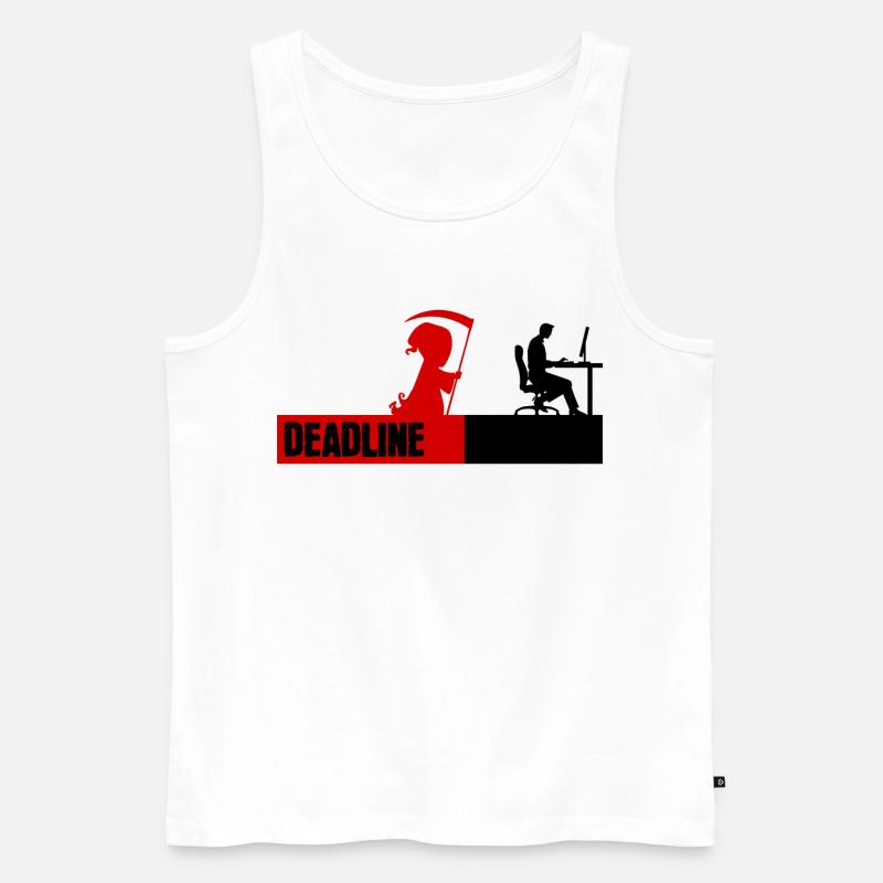 Bugfixing Skripting Dev Computerfreak Developer - Männer Premium Bio Tank Top - Weiß
