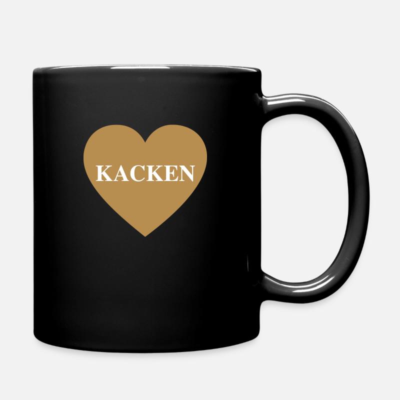 shit - Full Colour Mug - black