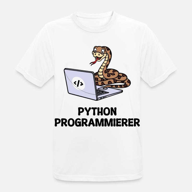 Programmer Computer Code Developer Statement - Men's Breathable T-Shirt - white