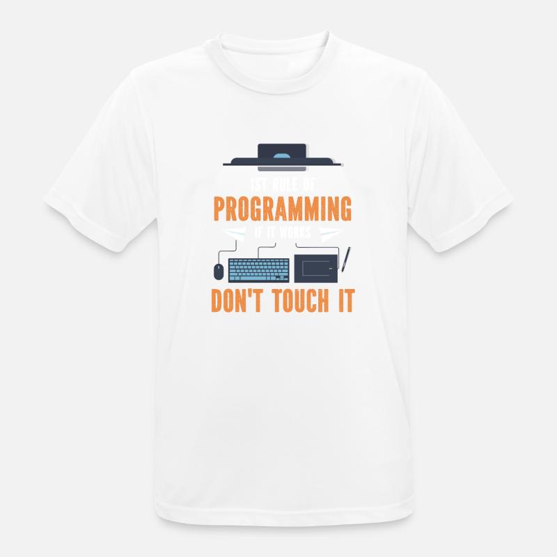 Programmer Programming Code Computer - Men's Breathable T-Shirt - undefined