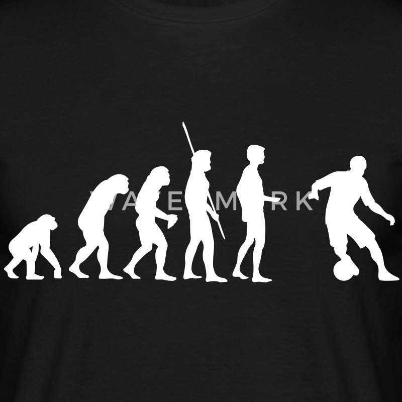 Camiseta Evolución del fútbol - Spreadshirt