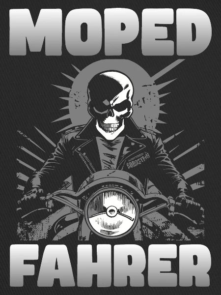 Moped Fahrer