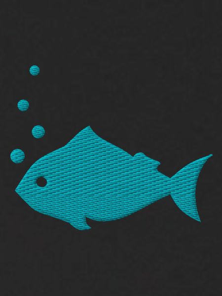 Fisch bestickt