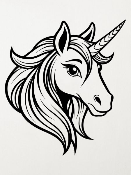 Einhorngesicht