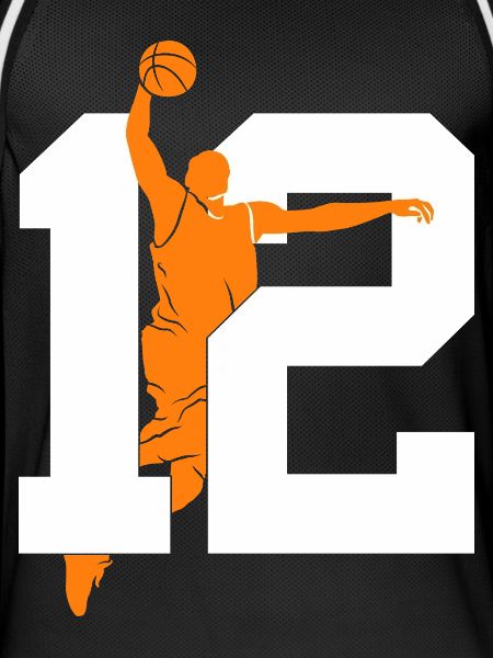 NUMMER 12 BASKETBAL 12E VERJAARDAG