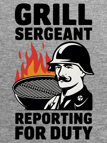 Grill Sergeant meldet sich zum Dienst