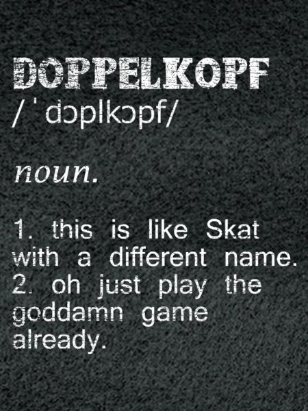 Gewiefter Doppelkopf Kartenabend
