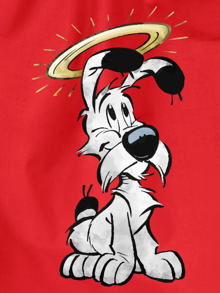 Asterix & Obelix Idefix Mit Heiligenschein