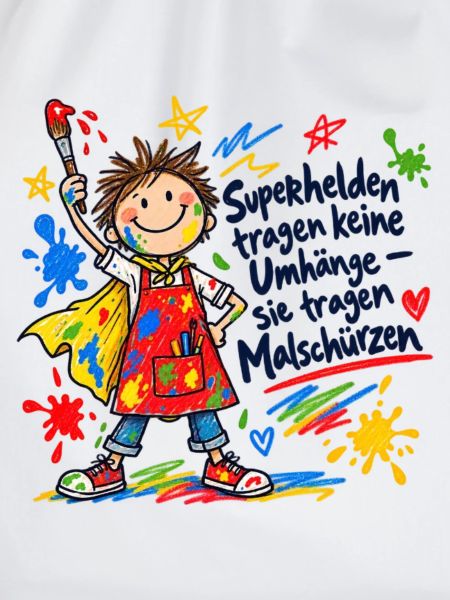 Kunterbunter Malheld – Kindermotiv