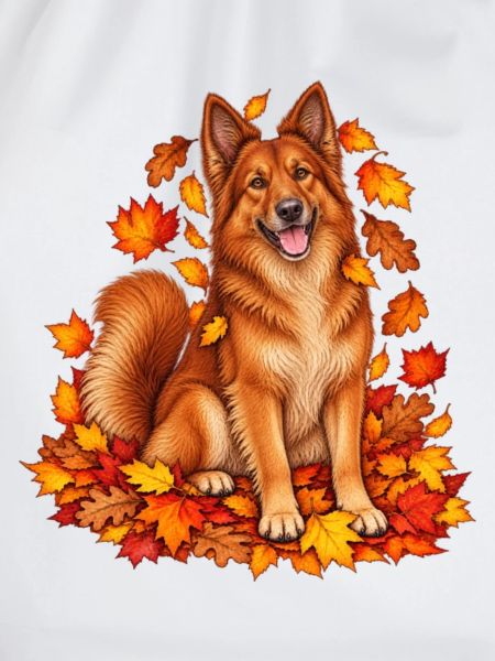 Harzer Fuchs im Herbstlaub