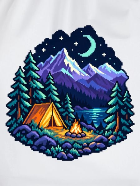 Camping unter dem Mond