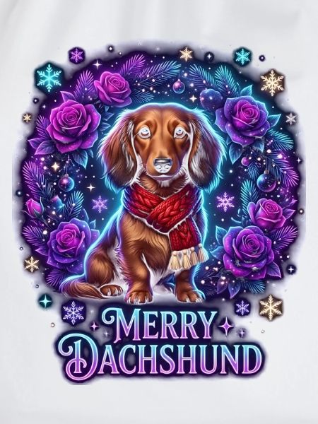 Winterdackel Rosenzauber