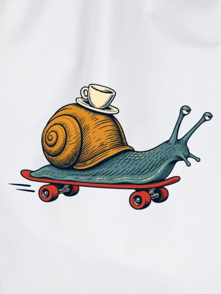 Skate-Schnecke mit Espresso