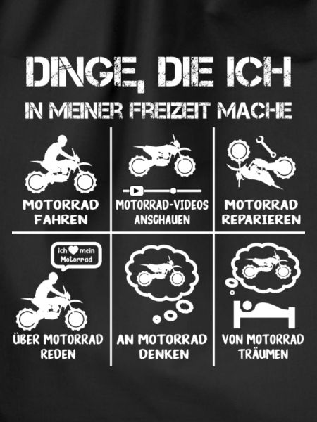 Freizeit - Motorradfahrer - Biker