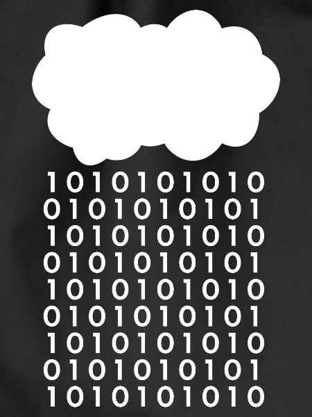 Bit Regen Wolke Informatiker