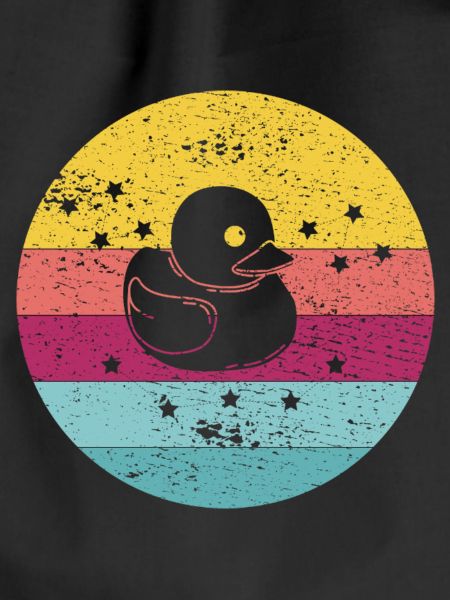 Badeente Gummiente Retro