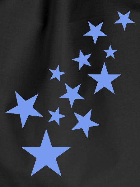 Stern Sternchen Muster Blau