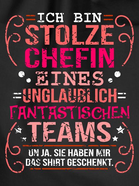 Stolze Chefin Firma Boss