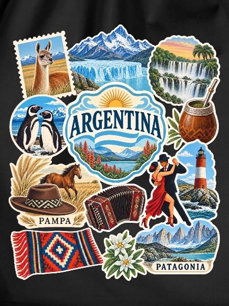 Argentinien Reisesticker