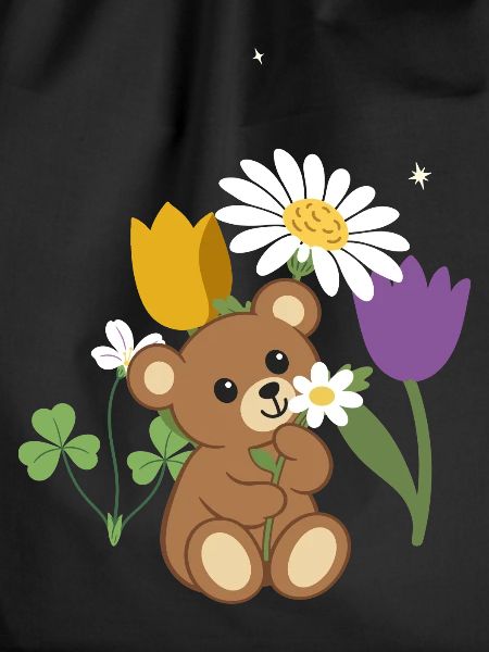 Teddy Blumen Kinder Geschenkidee Margerite
