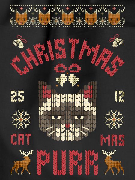 Ugly Christmas Katze