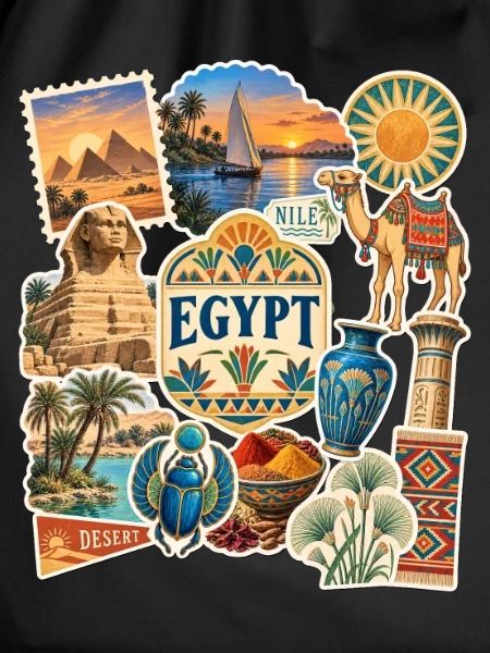 Ägypten Reisesticker