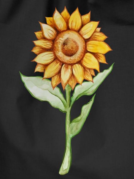 Sonnenblumen-Aquarellblüte