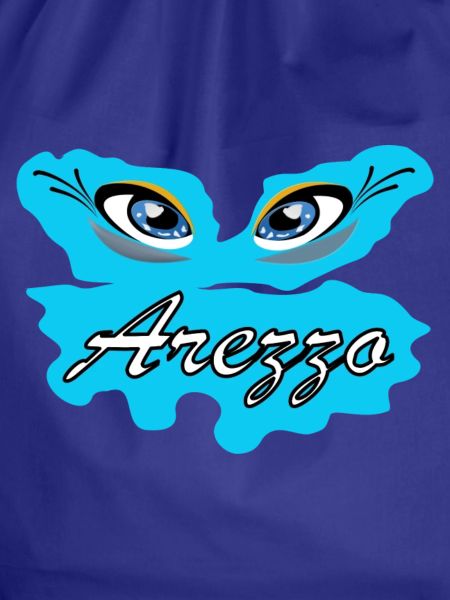 Arezza Blue Eyes-Logo auf Splash