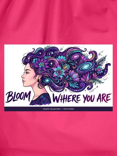 Kosmische Blüten im Haar