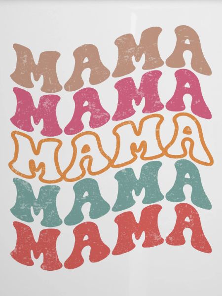 Wellige Regenbogen-Mama