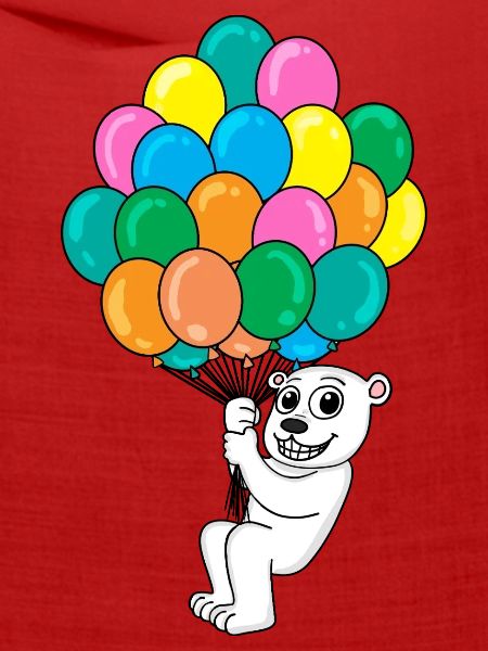 Eisbär Luftballon