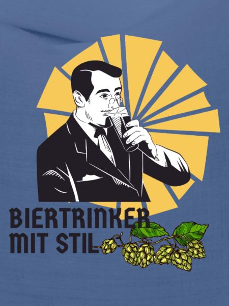 Biertrinker mit Stil