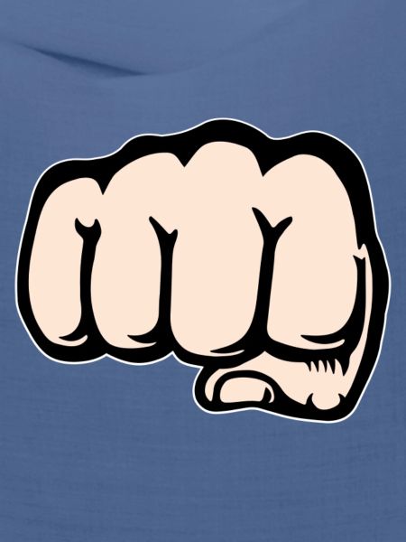 Faust Hand Symbol vorne