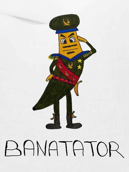 Banatator – lustige Banane als General
