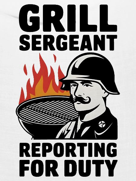 Grill Sergeant meldet sich zum Dienst