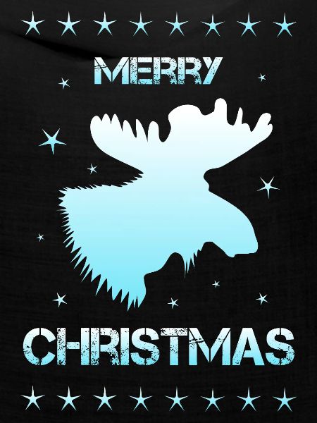 Merry Christmas moose