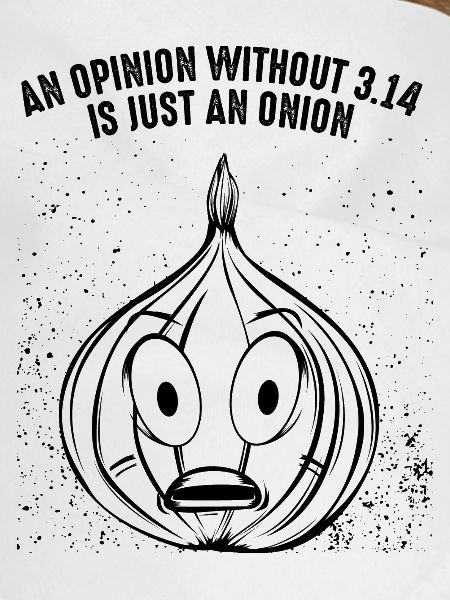 Math Pi onion
