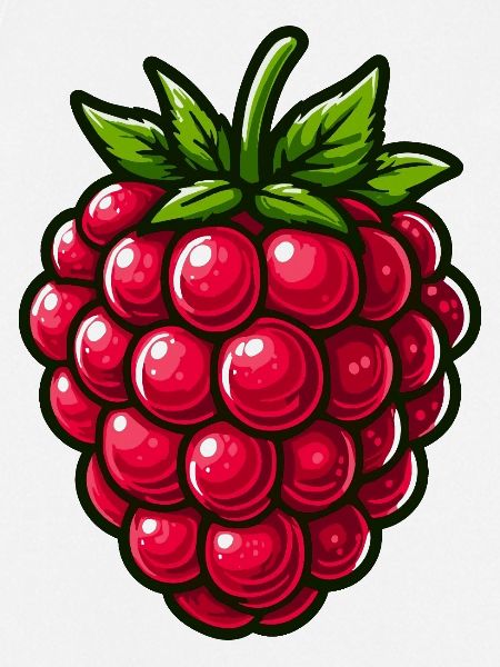Raspberry, fruit