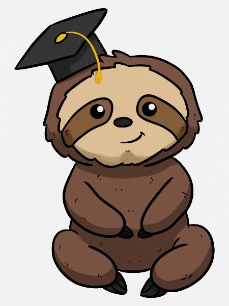 Graduation Sloth